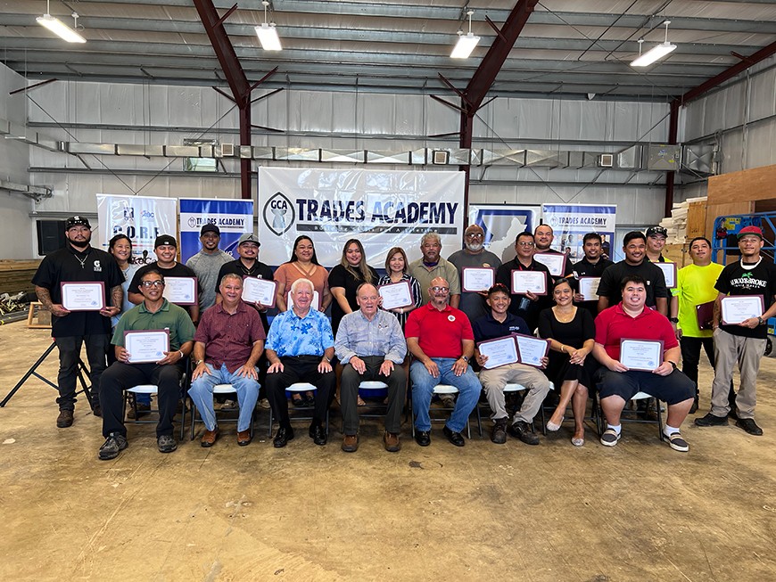 33 GCA Trades Academy Students Receive Level Completion Certificates ...